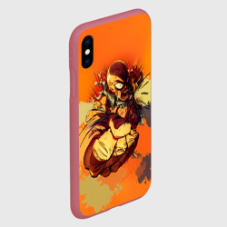 Чехол для iPhone XS Max матовый Сенпай гнев - фото 2