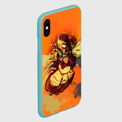 Чехол для iPhone XS Max матовый Сенпай гнев - фото 2