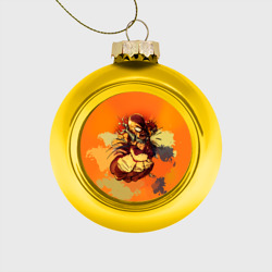 Ёлочный шар стеклянный/пластиковый Сенпай гнев