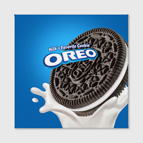 Холст квадратный Oreo, цвет 3D печать - фото 2