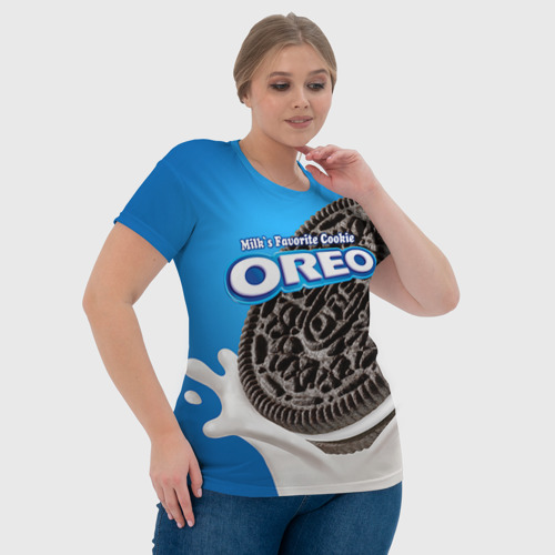 Женская футболка 3D Oreo, цвет 3D печать - фото 6