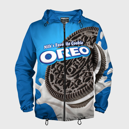 Мужская ветровка 3D Oreo, цвет черный