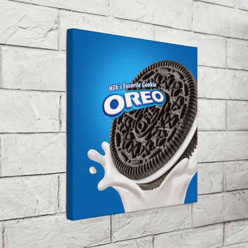 Холст квадратный Oreo, цвет 3D печать - фото 3