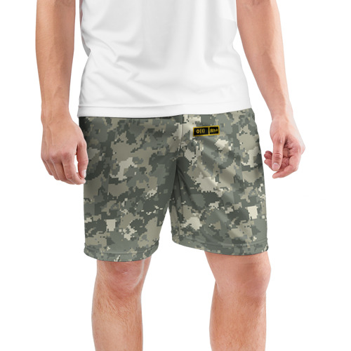 Мужские шорты спортивные O I +, цвет 3D печать - фото 3