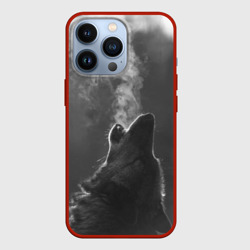 Чехол для iPhone 13 Pro Воющий волк