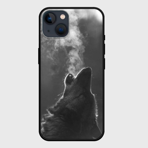 Чехол для iPhone 14 Воющий волк