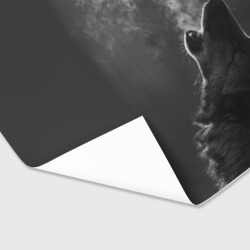 Бумага для упаковки 3D Воющий волк - фото 2
