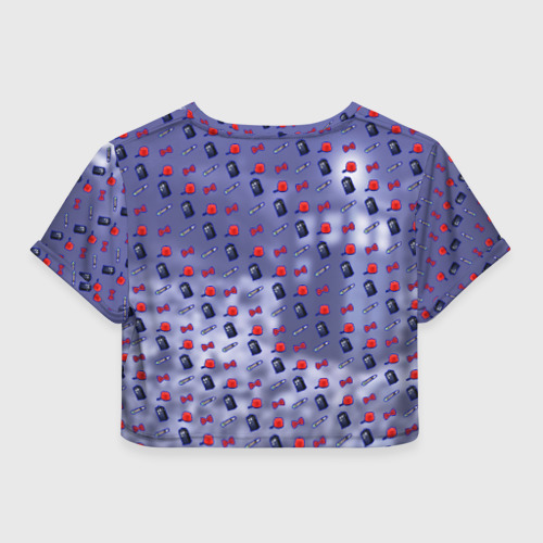 Женская футболка Crop-top 3D Доктор Кто, цвет 3D печать - фото 2
