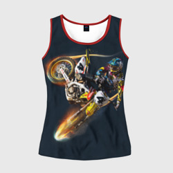 Женская майка 3D Motorcycle Racing