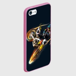 Чехол для iPhone 5/5S матовый Motorcycle Racing - фото 2