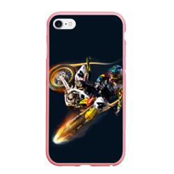Чехол для iPhone 6/6S матовый Motorcycle Racing