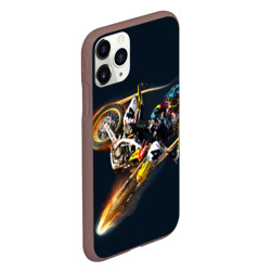Чехол для iPhone 11 Pro матовый Motorcycle Racing - фото 2