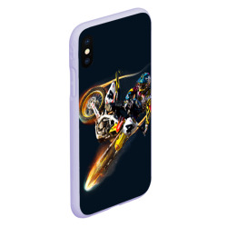 Чехол для iPhone XS Max матовый Motorcycle Racing - фото 2