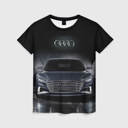 Женская футболка 3D Audi