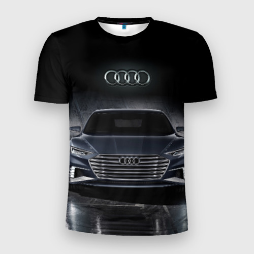 Мужская футболка 3D Slim Audi, цвет 3D печать