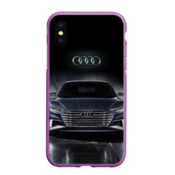 Чехол для iPhone XS Max матовый Audi