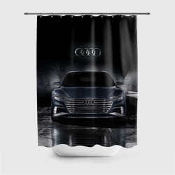 Штора 3D для ванной Audi