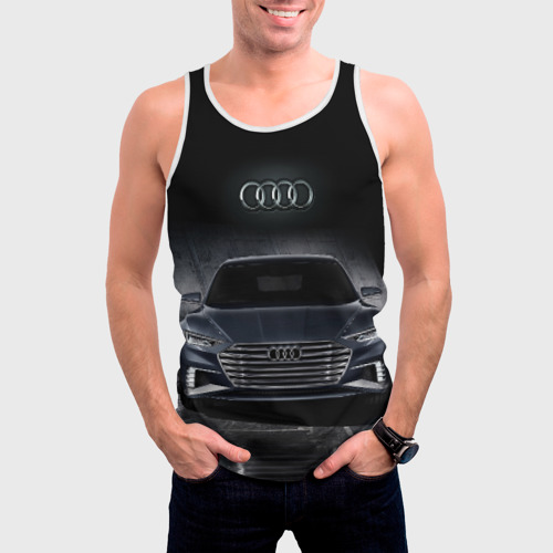 Мужская майка 3D Audi, цвет 3D печать - фото 3