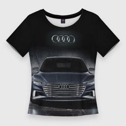 Женская футболка 3D Slim Audi