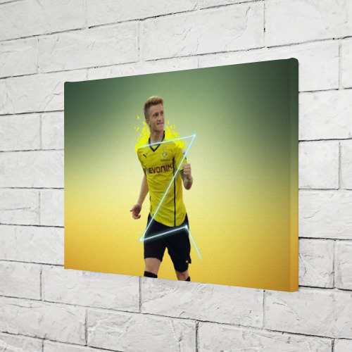 Холст прямоугольный Marco Reus, цвет 3D печать - фото 3