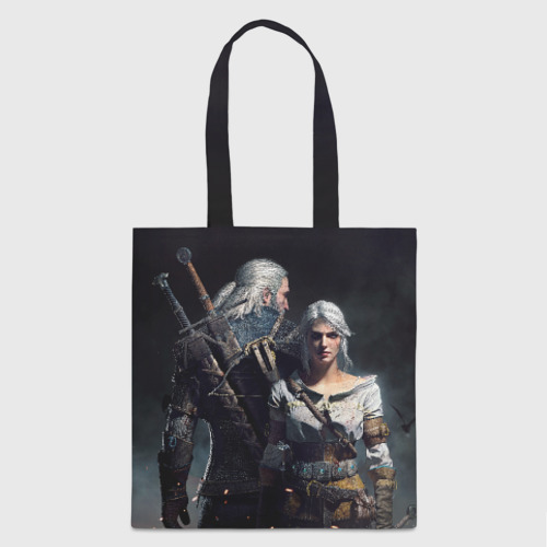 Сумка 3D повседневная Geralt and Ciri Фото 01 Сумка 3D повседневная Geralt and Ciri Фото 01