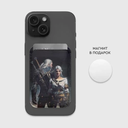 Картхолдер Magsafe магнитный Geralt and Ciri - фото 2