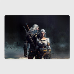 Магнитный плакат 3Х2 Geralt and Ciri