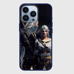 Чехол для iPhone 13 Pro Geralt and Ciri