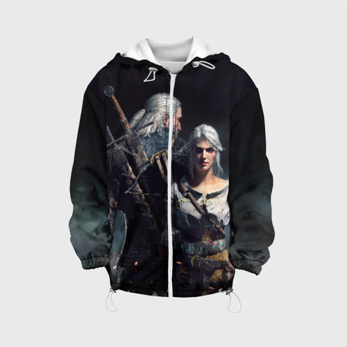 Детская куртка 3D Geralt and Ciri