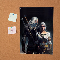 Постер Geralt and Ciri - фото 2