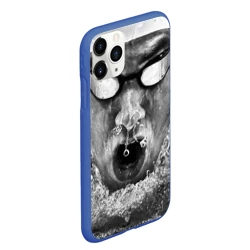 Чехол для iPhone 11 Pro Max матовый Пловец - фото 2