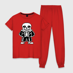 Женская пижама хлопок Undertale Sans