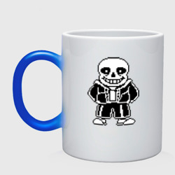 Кружка хамелеон Undertale Sans