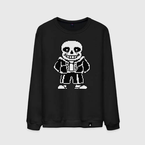 Мужской свитшот хлопок Undertale Sans, цвет черный