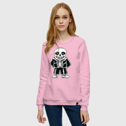 Женский свитшот хлопок Undertale Sans - фото 2