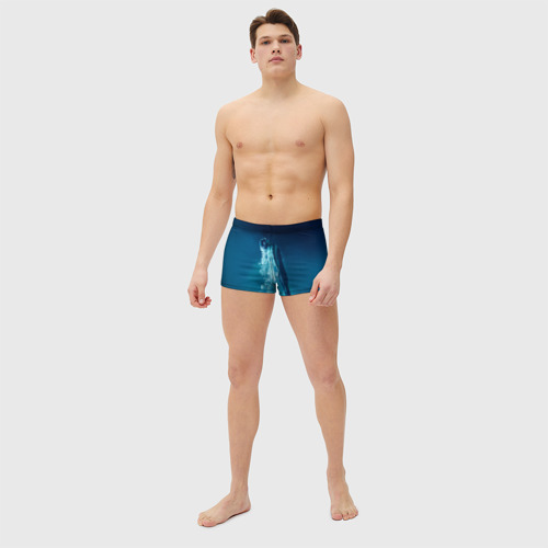 Мужские купальные плавки 3D Под водой, цвет 3D печать - фото 5