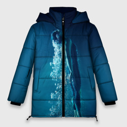 Женская зимняя куртка Oversize Под водой
