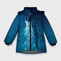 Зимняя куртка для девочек 3D Под водой