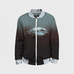 Детский бомбер 3D Акула