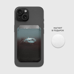 Картхолдер Magsafe магнитный Акула - фото 2