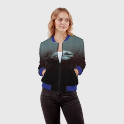 Женский бомбер 3D Акула - фото 2