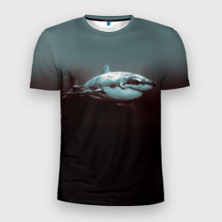Мужская футболка 3D Slim Акула