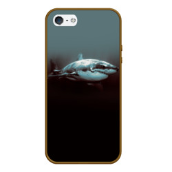 Чехол для iPhone 5/5S матовый Акула