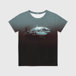 Детская футболка 3D Акула