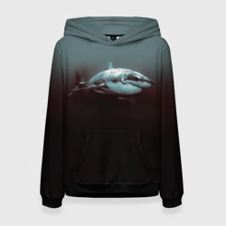 Женская толстовка 3D Акула