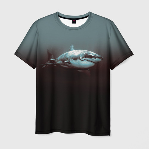 Мужская футболка 3D Акула, цвет 3D печать