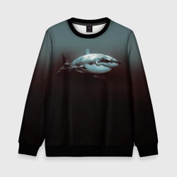 Детский свитшот 3D Акула