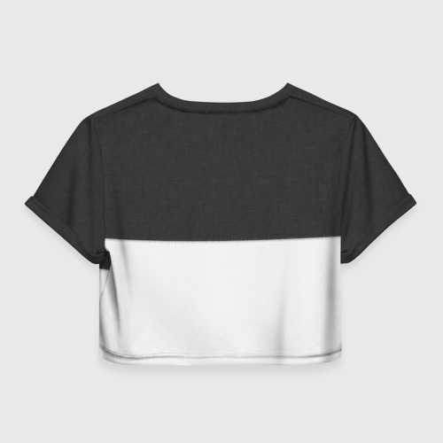 Женская футболка Crop-top 3D Stop narcotics, цвет 3D печать - фото 2