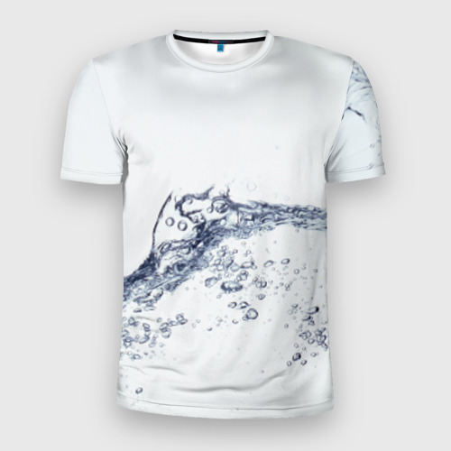 Мужская Спортивная футболка Белая вода (3D)