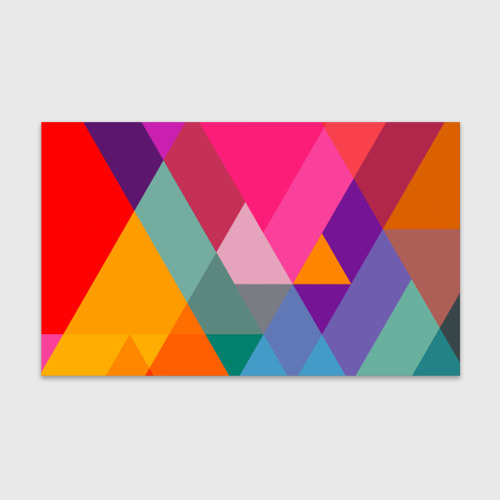 Бумага для упаковки 3D Разноцветные полигоны